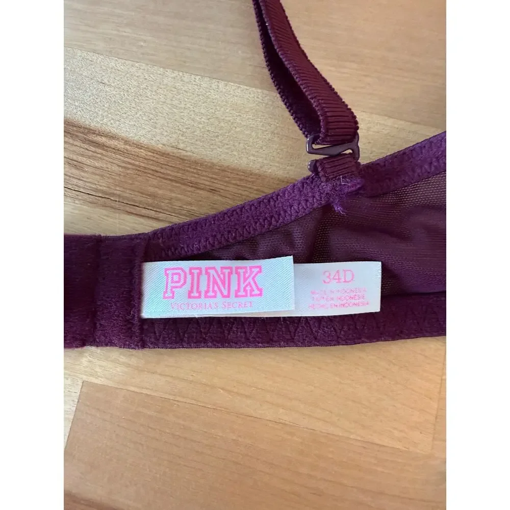 Victoria’s Secret Date Push Up Purple Bra Size 34D